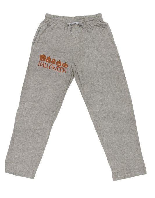 TooLoud Halloween Pumpkins Adult Loose Fit Lounge Pants-Lounge Pants-TooLoud-Ash-Gray-Small-Davson Sales