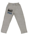 Be The Best Version Of You Adult Loose Fit Lounge Pants by TooLoud-Lounge Pants-TooLoud-Ash-Gray-Small-Davson Sales
