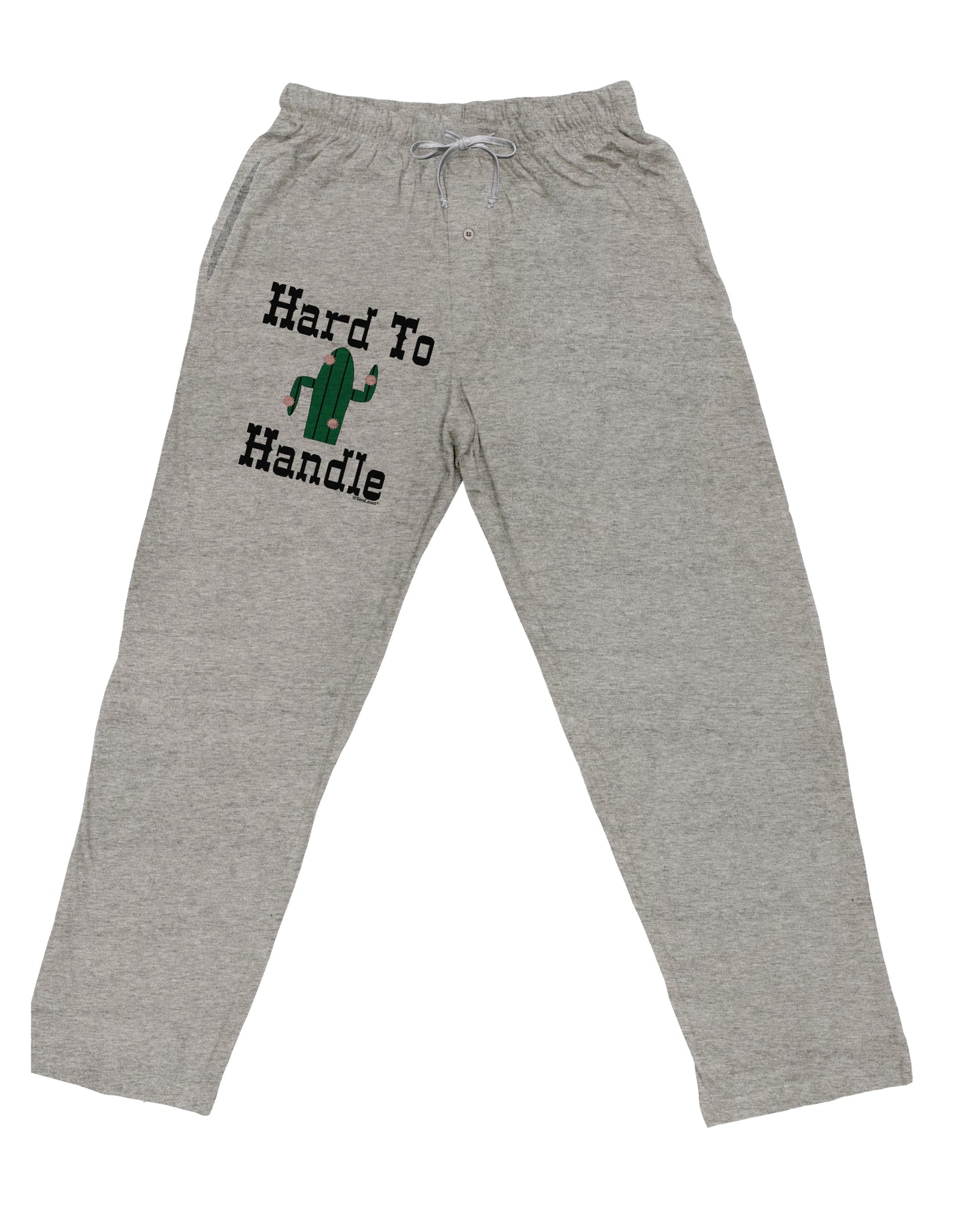 Hard To Handle Cactus Adult Loose Fit Lounge Pants by TooLoud-TooLoud-Ash-Gray-Small-Davson Sales