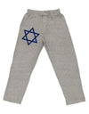 Jewish Star of David Adult Loose Fit Lounge Pants by TooLoud-TooLoud-Ash-Gray-Small-Davson Sales