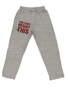 TooLoud You Can't Resist This Adult Loose Fit Lounge Pants-Lounge Pants-TooLoud-Ash-Gray-Small-Davson Sales