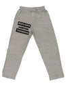 TooLoud RESILIENCE AMBITION TOUGHNESS Adult Loose Fit Lounge Pants-Lounge Pants-TooLoud-Ash-Gray-Small-Davson Sales
