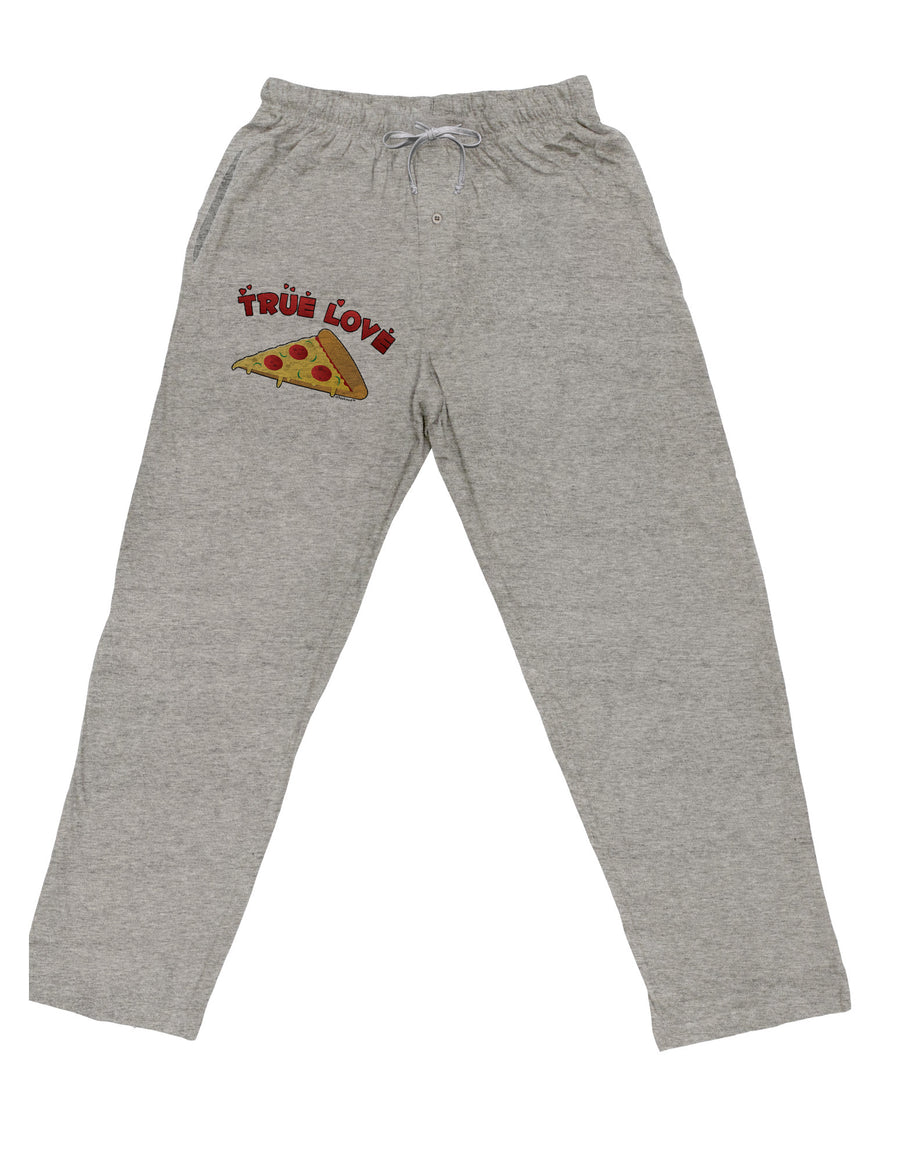 TooLoud True Love - Pizza Adult Loose Fit Lounge Pants-Lounge Pants-TooLoud-Ash-Gray-Small-Davson Sales