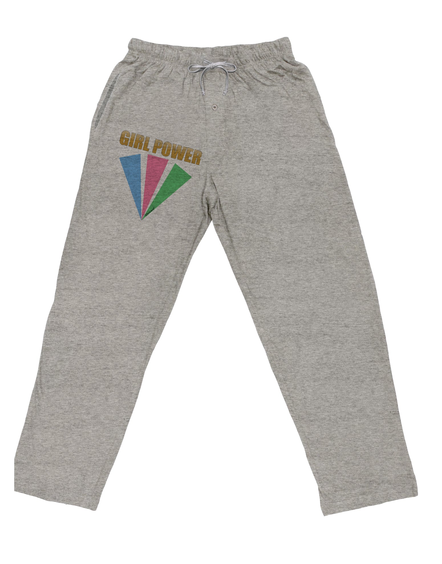 Girl Power Stripes Adult Loose Fit Lounge Pants by TooLoud-Lounge Pants-TooLoud-Ash-Gray-Small-Davson Sales