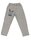 TooLoud Happy Easter Bunny Face Adult Loose Fit Lounge Pants-Lounge Pants-TooLoud-Ash-Gray-Small-Davson Sales