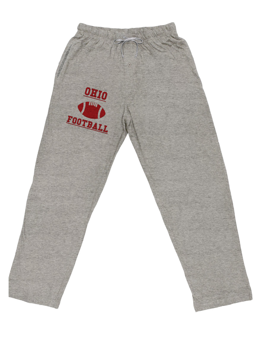 Ohio Football Adult Loose Fit Lounge Pants by TooLoud-TooLoud-Ash-Gray-Small-Davson Sales