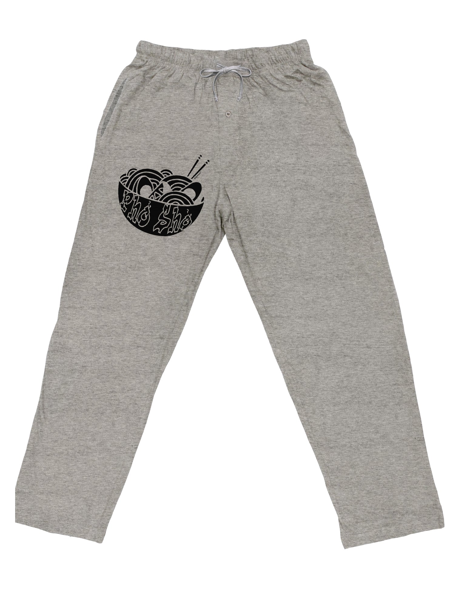 TooLoud Pho Sho Adult Loose Fit Lounge Pants-Lounge Pants-TooLoud-Ash-Gray-Small-Davson Sales
