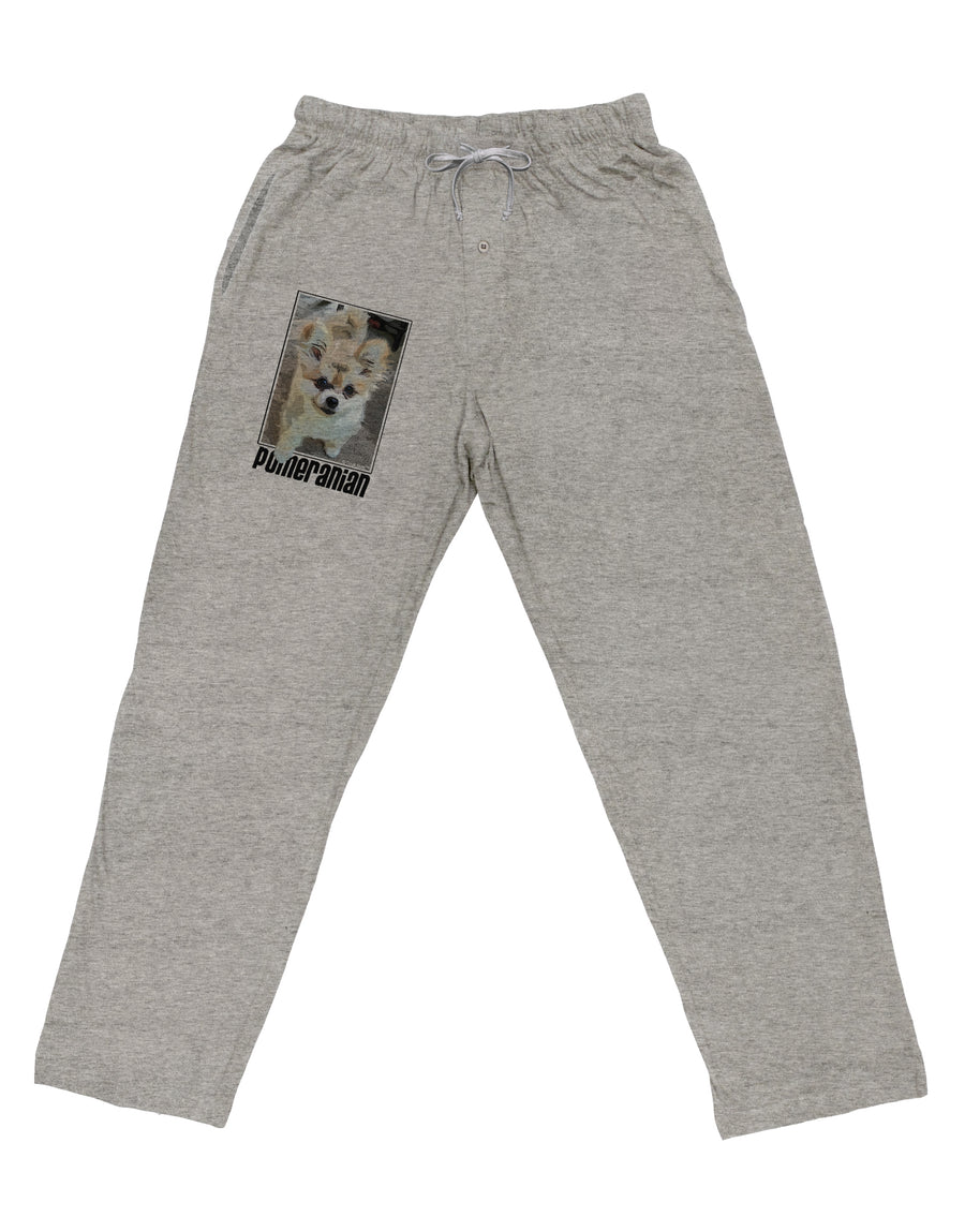 Pomeranian Step Out Adult Loose Fit Lounge Pants by TooLoud-Lounge Pants-TooLoud-Ash-Gray-Small-Davson Sales