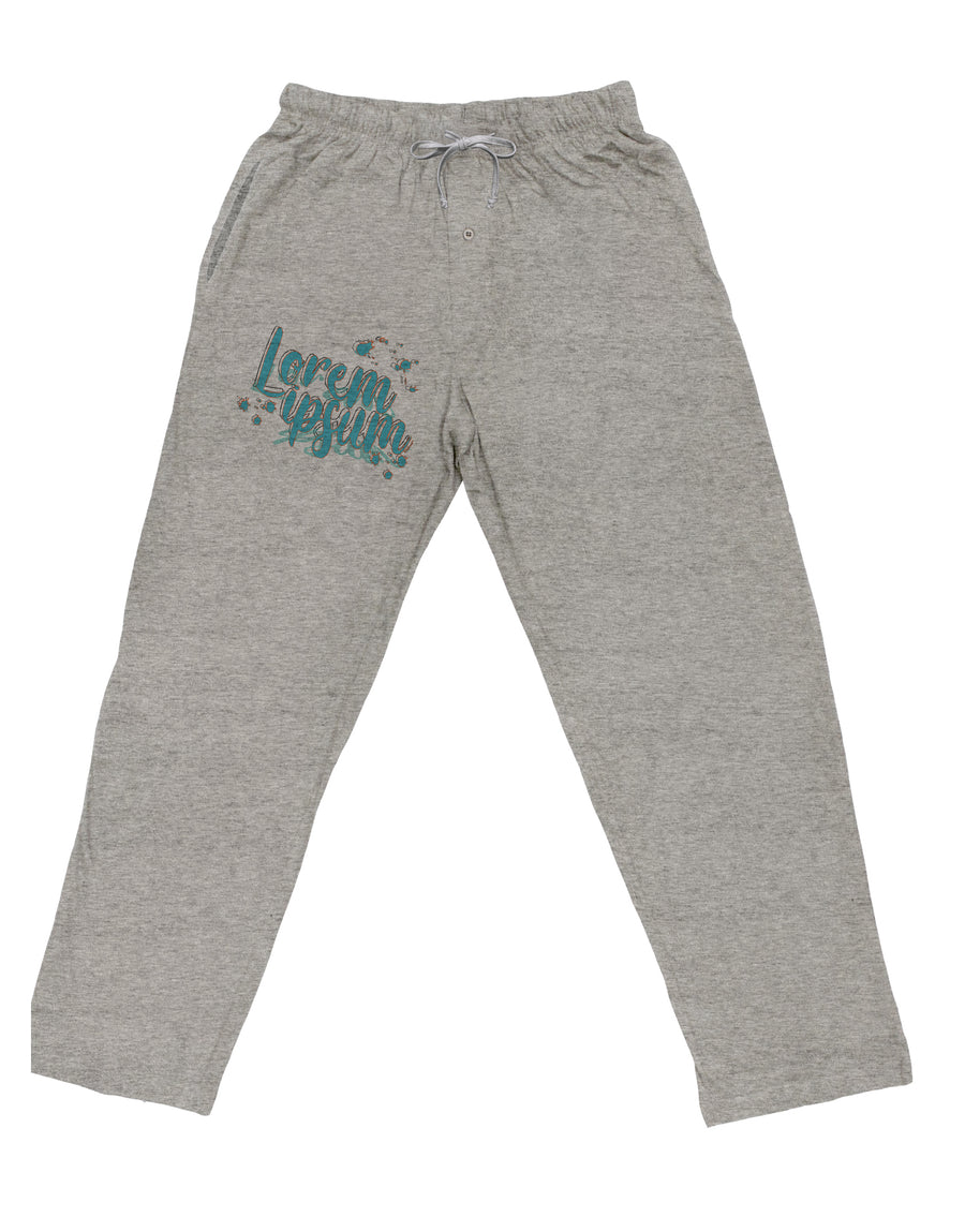 TooLoud Lorem Ipsum Adult Loose Fit Lounge Pants-Lounge Pants-TooLoud-Ash-Gray-Small-Davson Sales