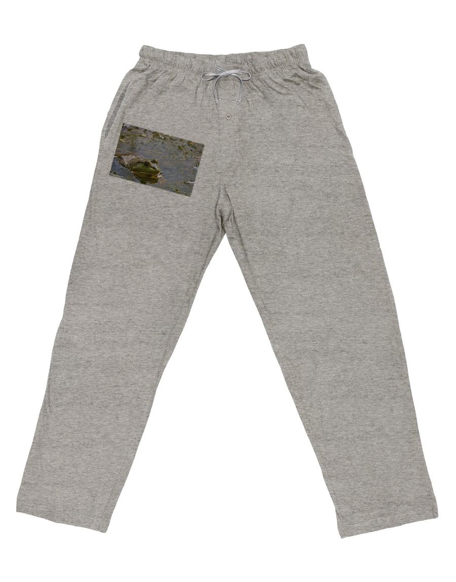 Bullfrog In Water Adult Loose Fit Lounge Pants by TooLoud-Lounge Pants-TooLoud-Ash-Gray-Small-Davson Sales