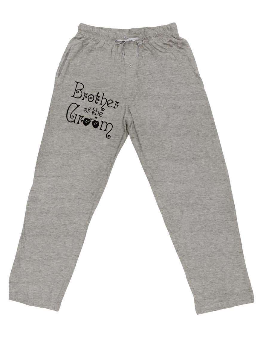 TooLoud Brother of the Groom Adult Loose Fit Lounge Pants-Lounge Pants-TooLoud-Ash-Gray-Small-Davson Sales