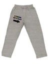 I Think He's Gay Right Adult Loose Fit Lounge Pants by TooLoud-Lounge Pants-TooLoud-Ash-Gray-Small-Davson Sales