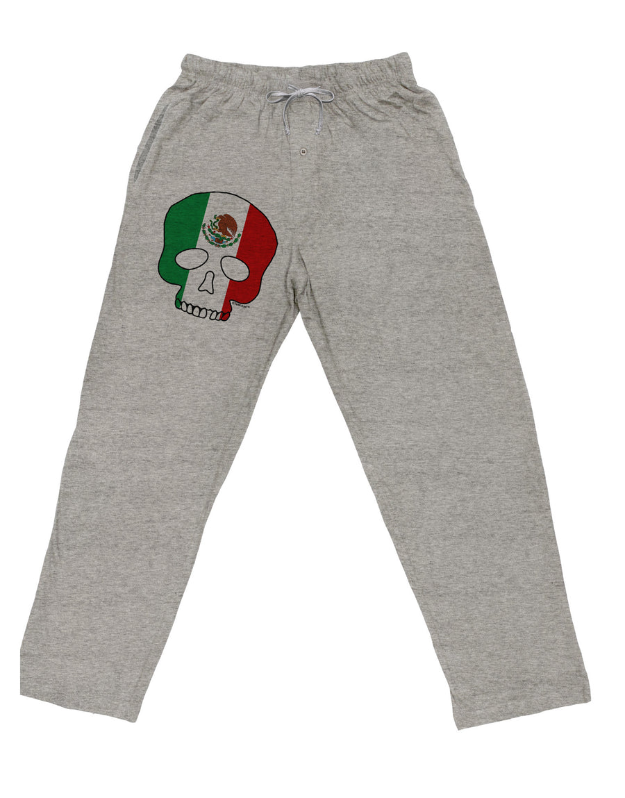 Skull Flag Mexico Adult Loose Fit Lounge Pants-Lounge Pants-TooLoud-Ash-Gray-Small-Davson Sales