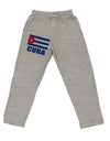 Cuba Flag Cuban Pride Adult Loose Fit Lounge Pants by TooLoud-Lounge Pants-TooLoud-Ash-Gray-Small-Davson Sales