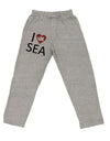 I Heart Seattle Adult Loose Fit Lounge Pants-Lounge Pants-TooLoud-Ash-Gray-Small-Davson Sales