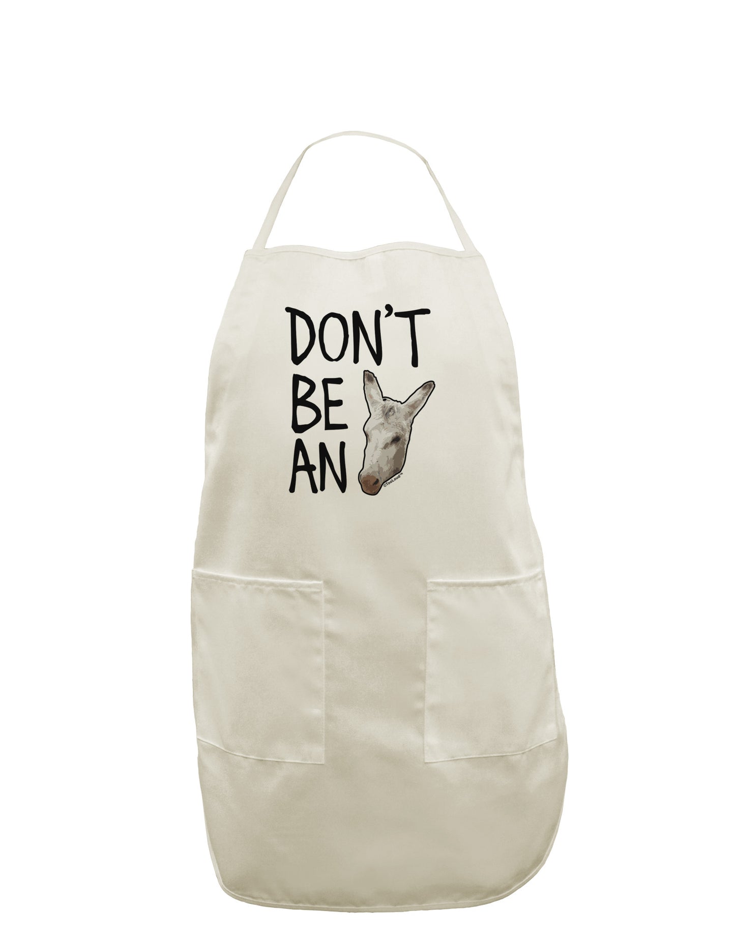 Don't Be An Ass White Plus Size Apron-Bib Apron-TooLoud-White-OSFM-PlusSize-Davson Sales