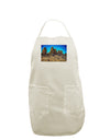 Crags in Colorado White Plus Size Apron by TooLoud-Bib Apron-TooLoud-White-OSFM-PlusSize-Davson Sales