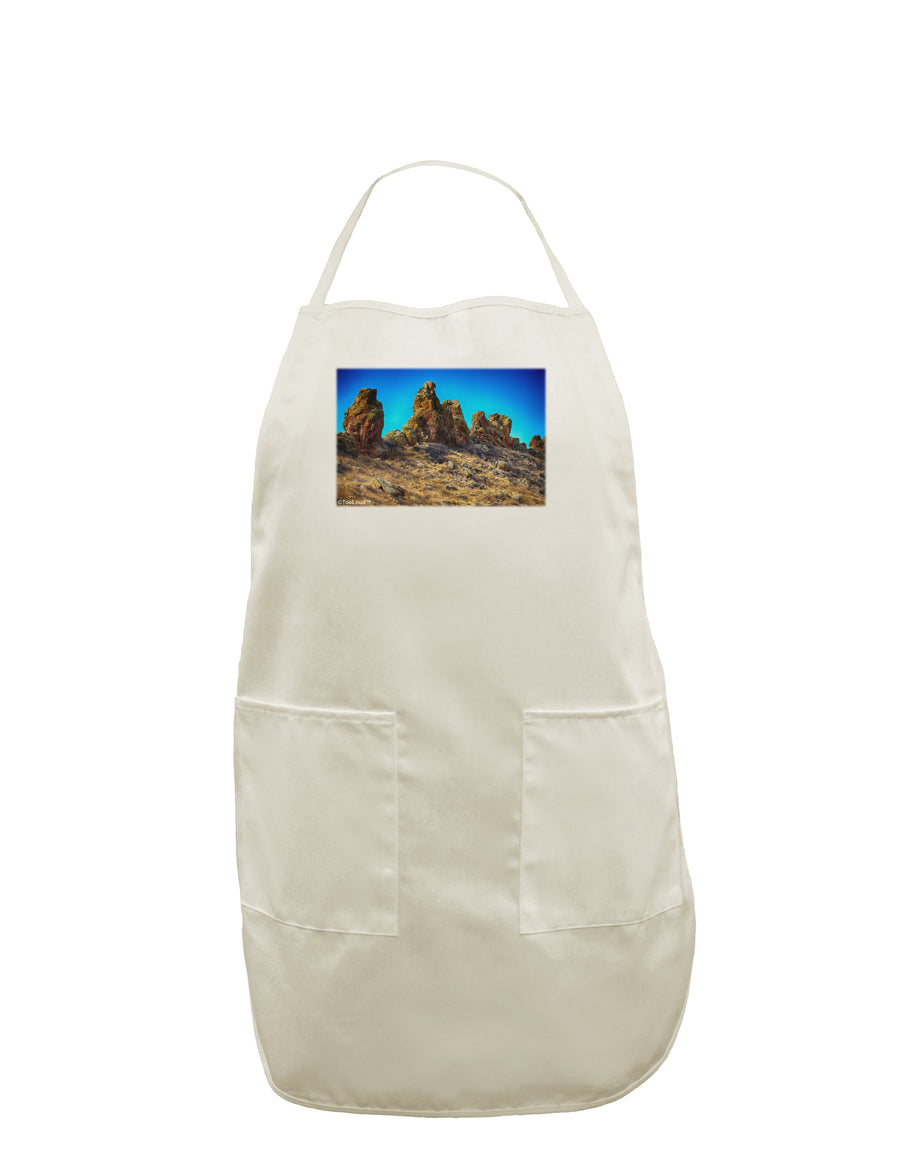 Crags in Colorado White Plus Size Apron by TooLoud-Bib Apron-TooLoud-White-OSFM-PlusSize-Davson Sales