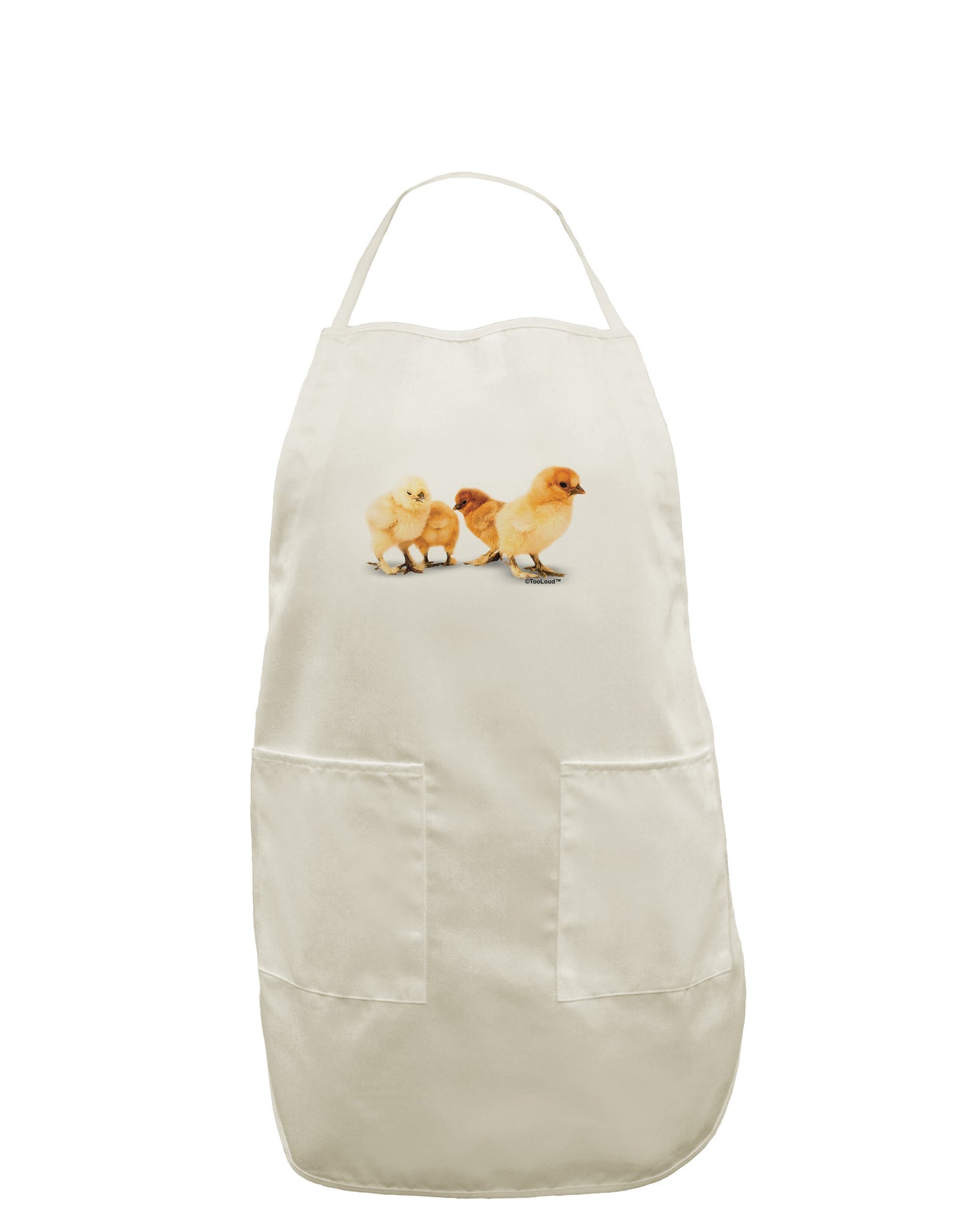 Cute Chicks White Plus Size Apron-Bib Apron-TooLoud-White-OSFM-PlusSize-Davson Sales