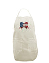 Patriotic Bow White Plus Size Apron-Bib Apron-TooLoud-White-OSFM-PlusSize-Davson Sales