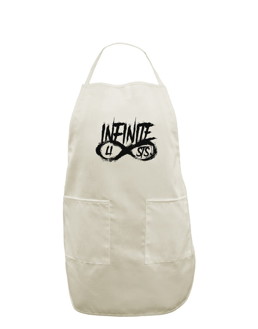 Infinite Lists White Plus Size Apron by TooLoud-TooLoud-White-OSFM-PlusSize-Davson Sales