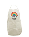 TooLoud I Woke Up This Gay White Plus Size Apron-Bib Apron-TooLoud-Davson Sales