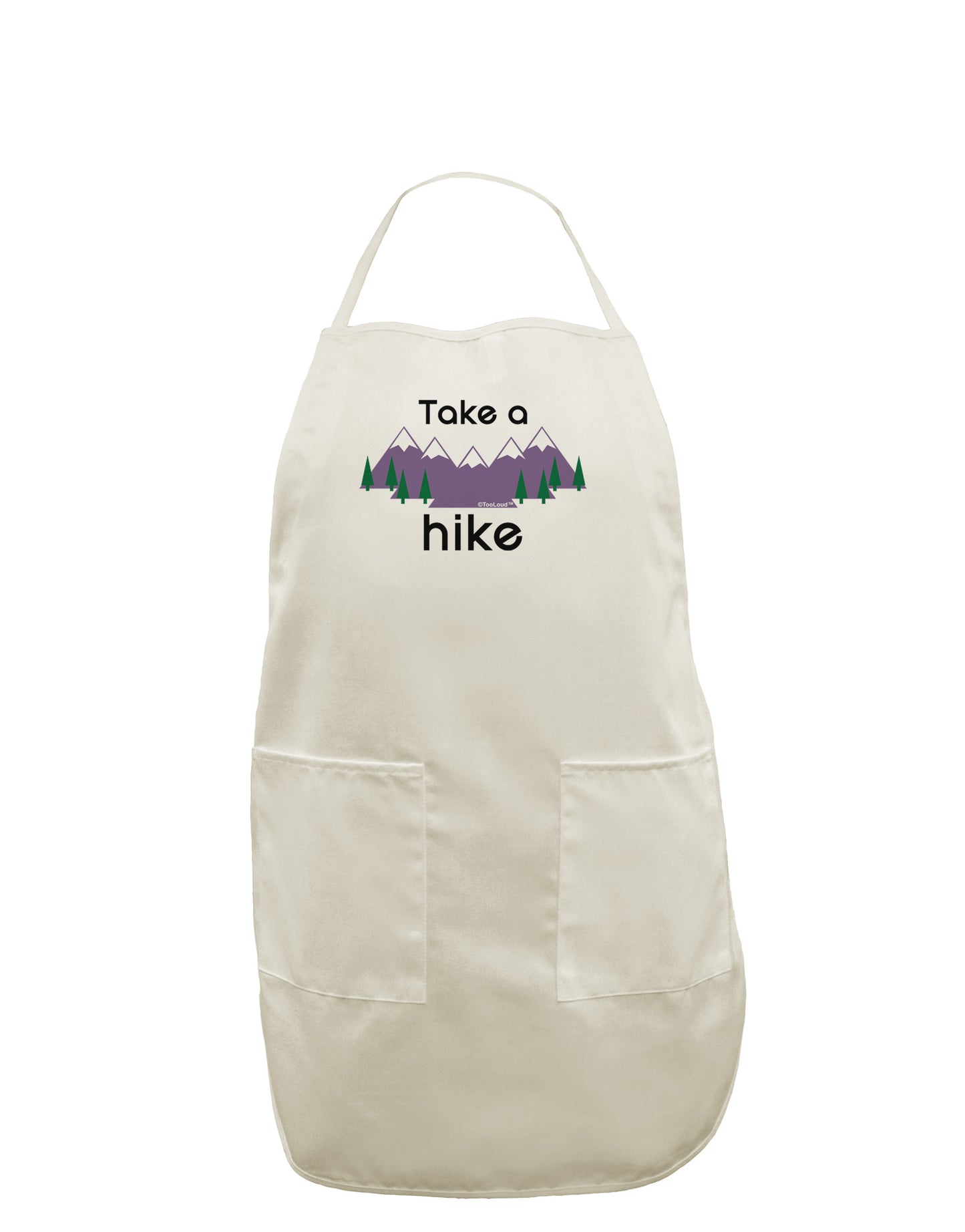 Take a Hike White Plus Size Apron-Bib Apron-TooLoud-Davson Sales