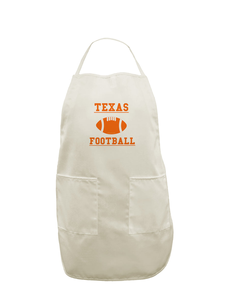 Texas Football White Plus Size Apron by TooLoud-Bib Apron-TooLoud-White-OSFM-PlusSize-Davson Sales