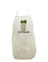 TooLoud Vegan Badass Bottle Print White Plus Size Apron-Bib Apron-TooLoud-Davson Sales