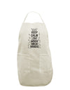 Keep Calm and Wash Your Hands White Plus Size Apron Tooloud