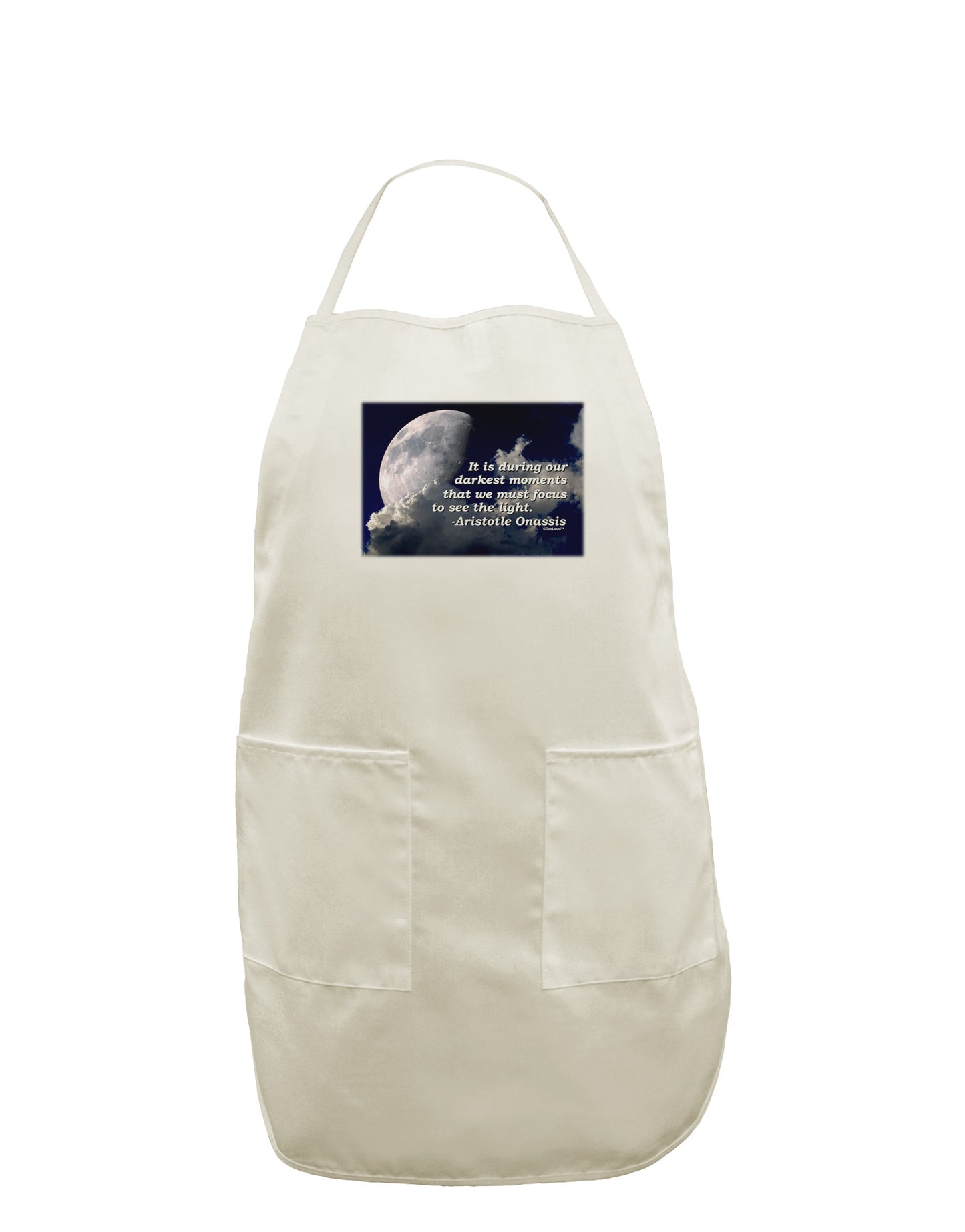 Our Darkest Moments White Plus Size Apron-Bib Apron-TooLoud-White-OSFM-PlusSize-Davson Sales