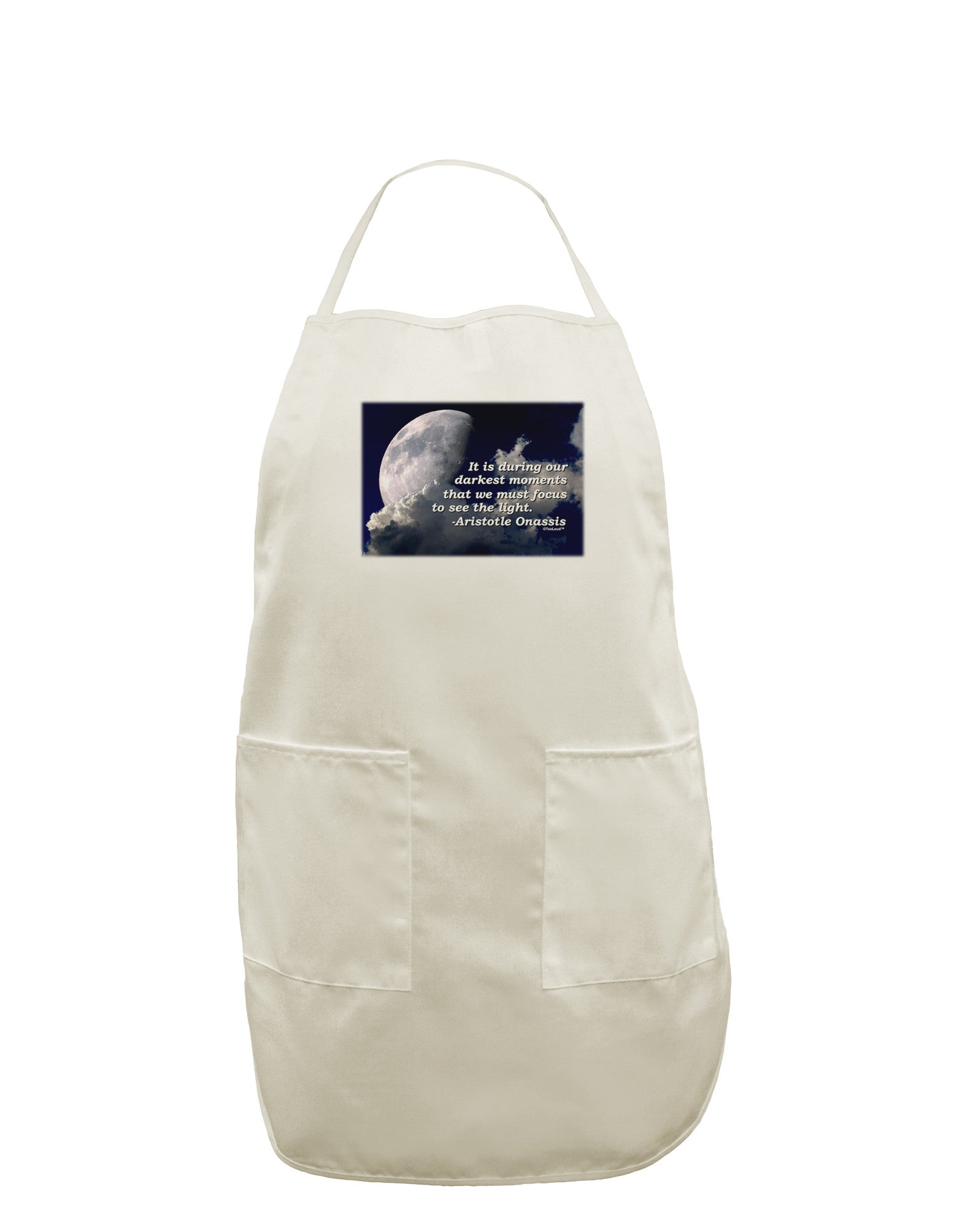 Our Darkest Moments White Plus Size Apron-Bib Apron-TooLoud-White-OSFM-PlusSize-Davson Sales