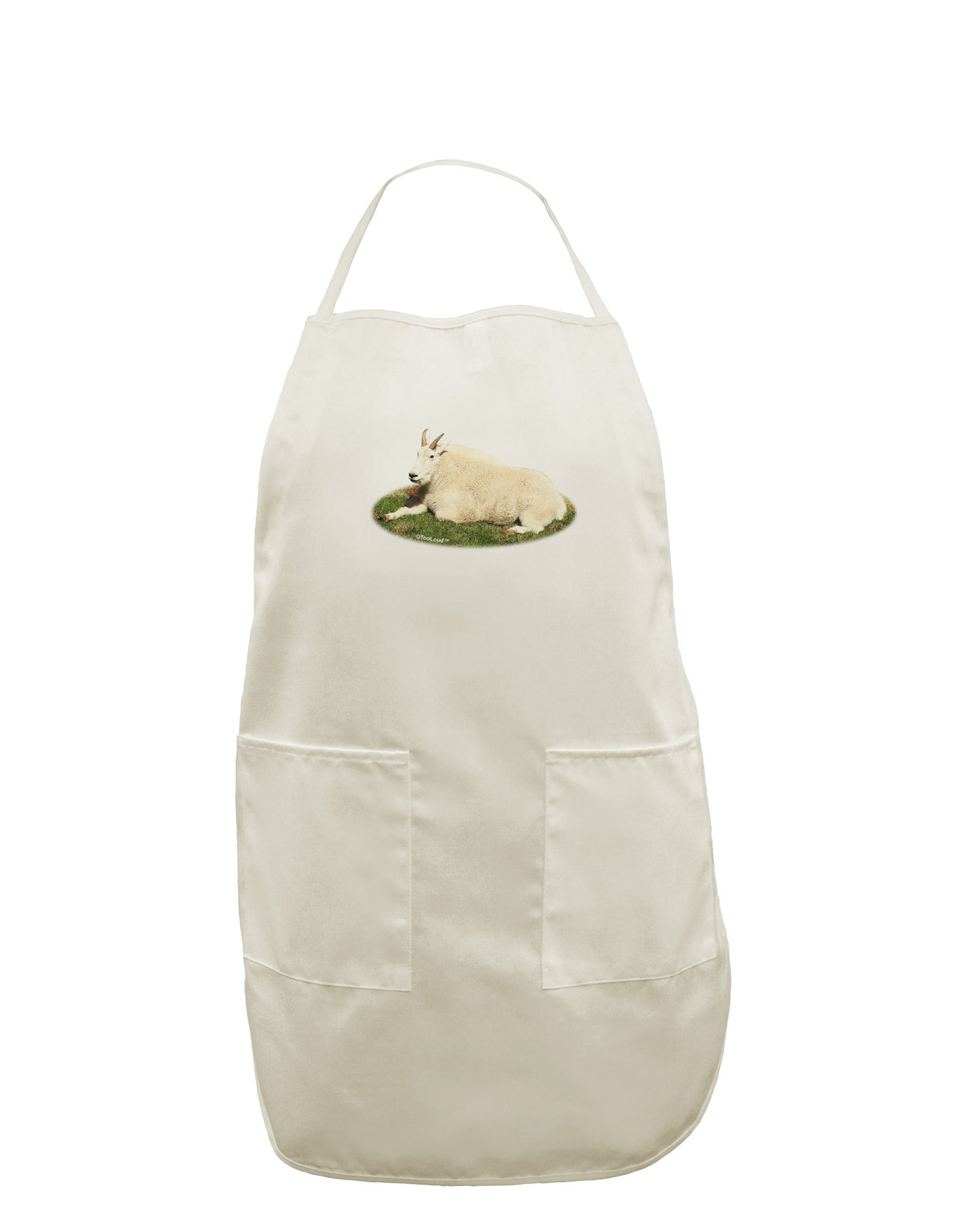 Ram Cutout White Plus Size Apron-Bib Apron-TooLoud-White-OSFM-PlusSize-Davson Sales