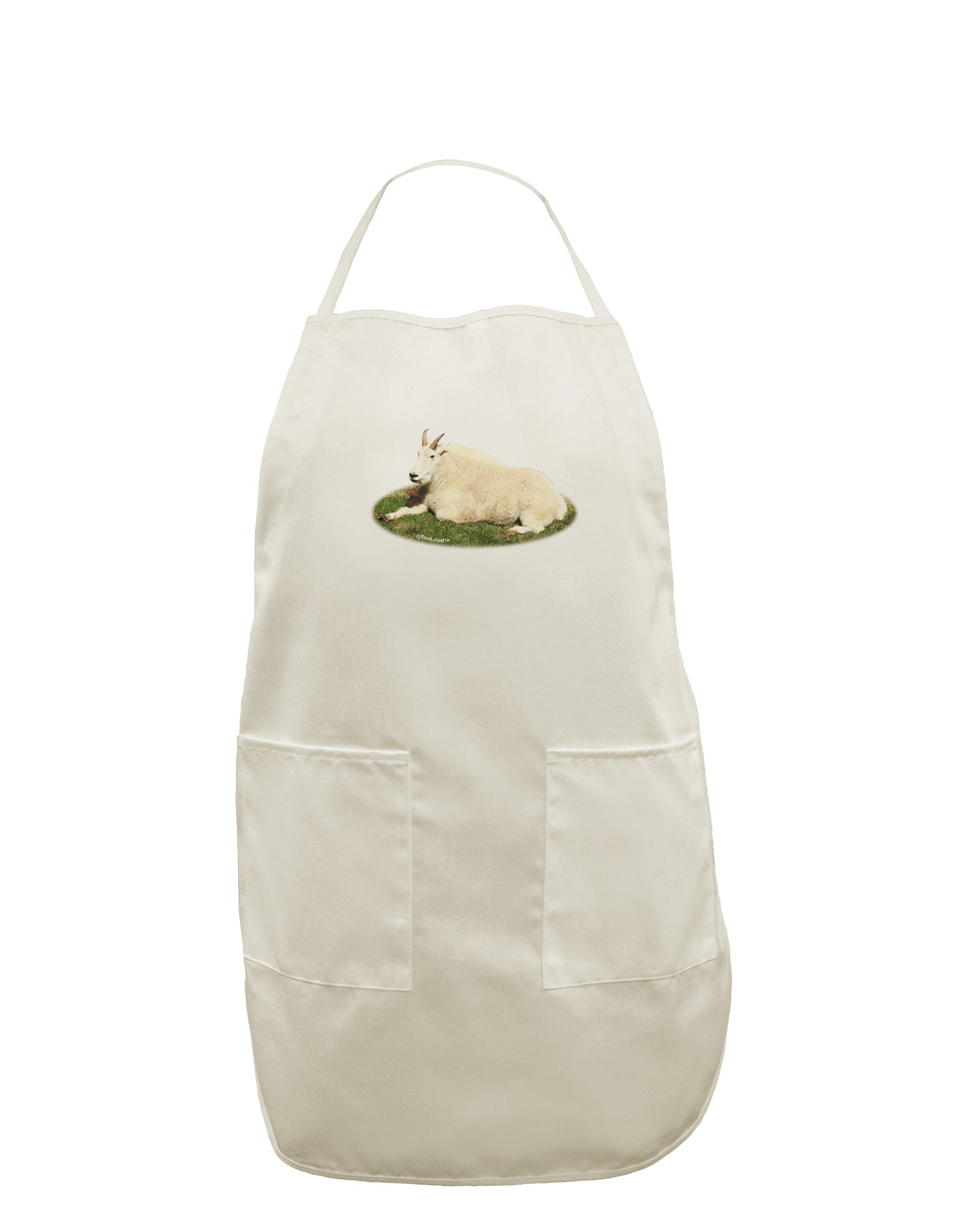 Ram Cutout White Plus Size Apron-Bib Apron-TooLoud-White-OSFM-PlusSize-Davson Sales