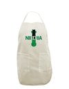 Nigeria Bobsled White Plus Size Apron by TooLoud-Bib Apron-TooLoud-White-OSFM-PlusSize-Davson Sales