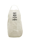 Poppy The Man The Myth The Legend White Plus Size Apron by TooLoud-Bib Apron-TooLoud-White-OSFM-PlusSize-Davson Sales