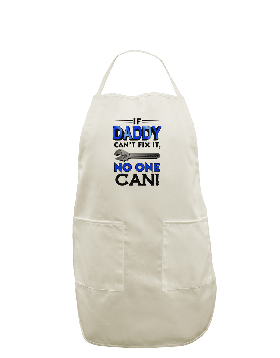 If Daddy Can't Fix It - Father's Day White Plus Size Apron by TooLoud-Bib Apron-TooLoud-White-OSFM-PlusSize-Davson Sales