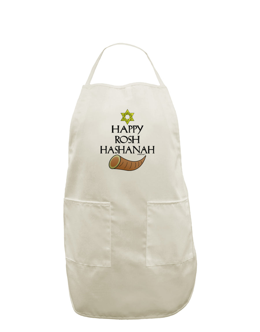 Happy Rosh Hashanah White Plus Size Apron by TooLoud