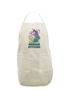 TooLoud Unicorn Attitude White Plus Size Apron-Bib Apron-TooLoud-Davson Sales