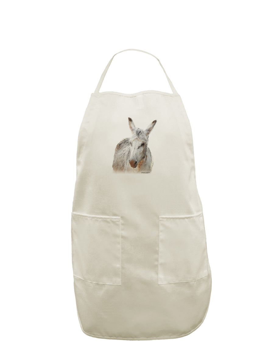 Burro Cutout White Plus Size Apron-Bib Apron-TooLoud-White-OSFM-PlusSize-Davson Sales