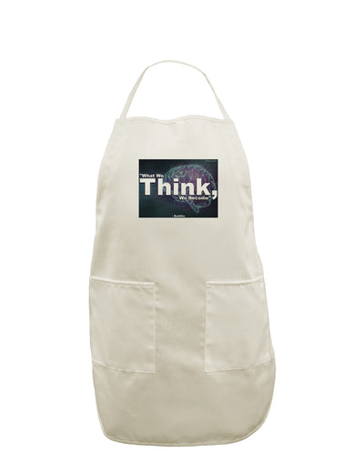 What We Think Buddha White Plus Size Apron-Bib Apron-TooLoud-White-OSFM-PlusSize-Davson Sales