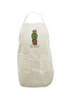 TooLoud On Point Cactus White Plus Size Apron-Bib Apron-TooLoud-Davson Sales