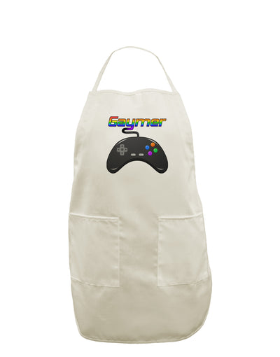 Gaymer Color White Plus Size Apron-Bib Apron-TooLoud-White-OSFM-PlusSize-Davson Sales