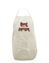 TooLoud Fluent in Sarcasm White Plus Size Apron-Bib Apron-TooLoud-Davson Sales