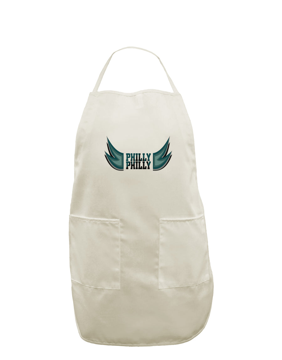 Philly Philly Funny Beer Drinking White Plus Size Apron by TooLoud-Bib Apron-TooLoud-White-OSFM-PlusSize-Davson Sales