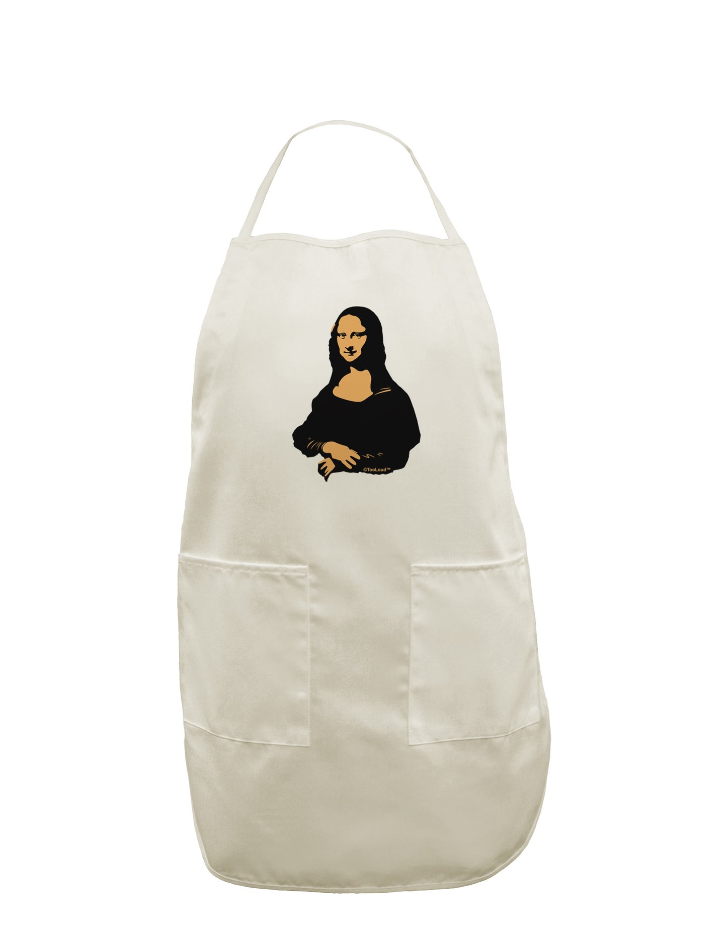 Mona Cutout White Plus Size Apron-Bib Apron-TooLoud-White-OSFM-PlusSize-Davson Sales