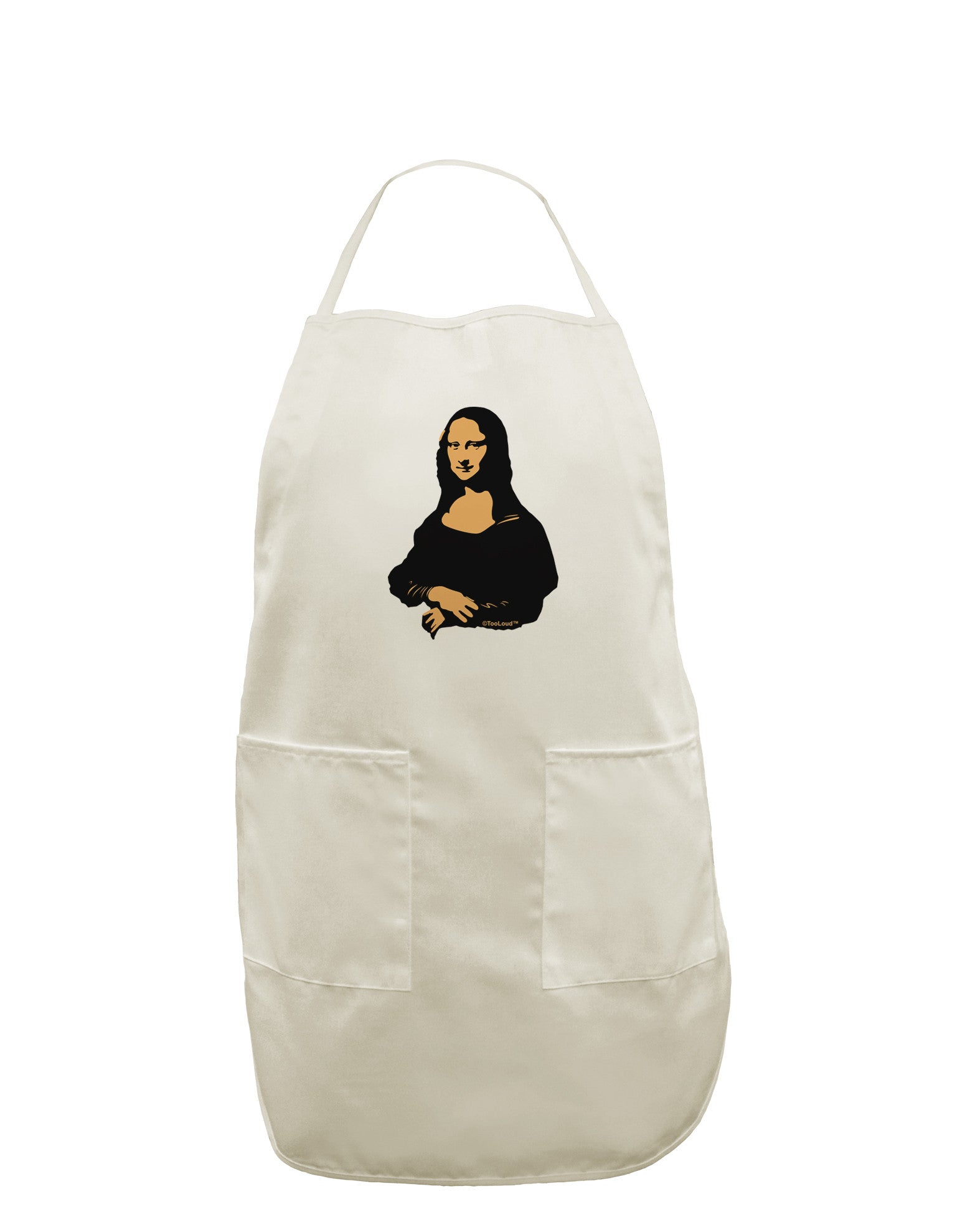 Mona Cutout White Plus Size Apron-Bib Apron-TooLoud-White-OSFM-PlusSize-Davson Sales