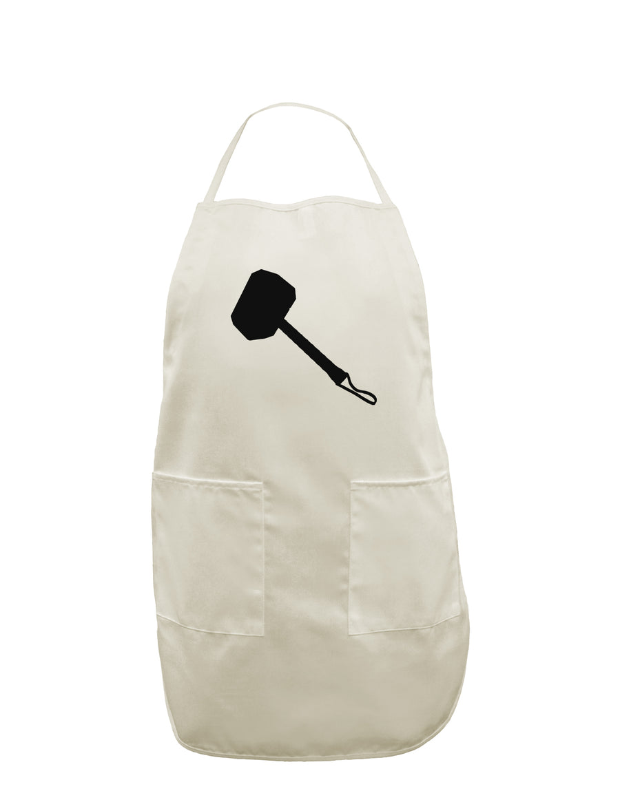 Thors Hammer Nordic Runes Lucky Odin Mjolnir Valhalla White Plus Size Apron by TooLoud-TooLoud-White-OSFM-PlusSize-Davson Sales