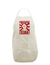 Introverts Unite Funny White Plus Size Apron by TooLoud-Bib Apron-TooLoud-White-OSFM-PlusSize-Davson Sales