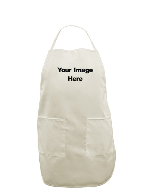 Custom Personalized Image and Text White Plus Size Apron-Bib Apron-TooLoud-OSFM-PlusSize-Davson Sales